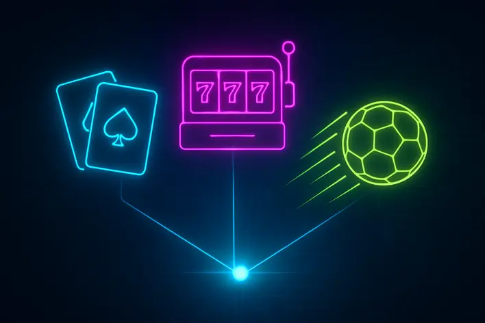 To showcase the variety of games available on the UFA Korea 888 platform, including baccarat, slots, and sports betting, all accessible with a single account.