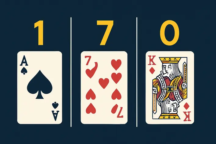 To visually explain the point values of different cards in Baccarat, making it easy for beginners to understand the scoring system.