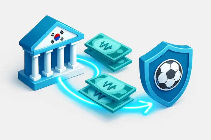 To visually explain the core benefit of using a platform that accepts Korean Won directly: fast, simple, and secure transactions without the complication of currency exchange.