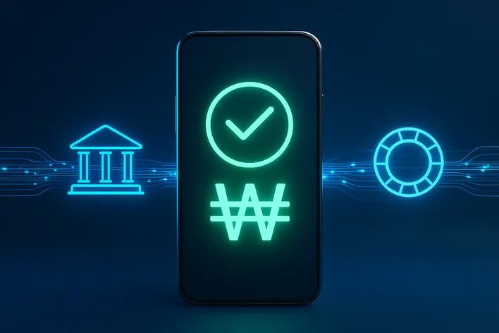 To visually represent the key feature of the UFA Korea 888 platform: a fast, secure, and automated deposit/withdrawal system using Korean Won.